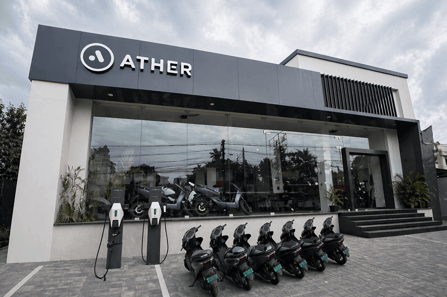 Electric Mobility Ather Energy dealership 2021